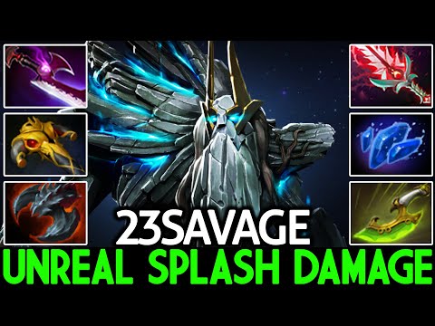 23SAVAGE [Tiny] Super Monster Carry Unreal Splash Damage Dota 2