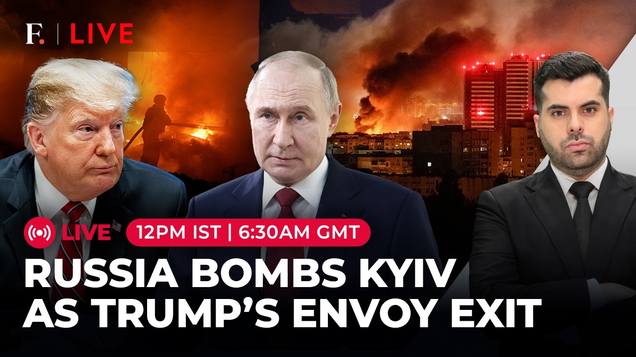 LIVE: Putin's Missiles Rain On Kyiv After Trump Envoys' Peace Talks | Firstpost