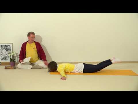 Hasta Prasarana Shalabhasana - Asana Lexikon 2843