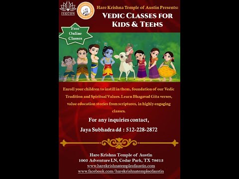 Four year old kid reciting Srimad Bhagavatam - 5.18.11 verse  #harekrishnatempleofaustin #slokas