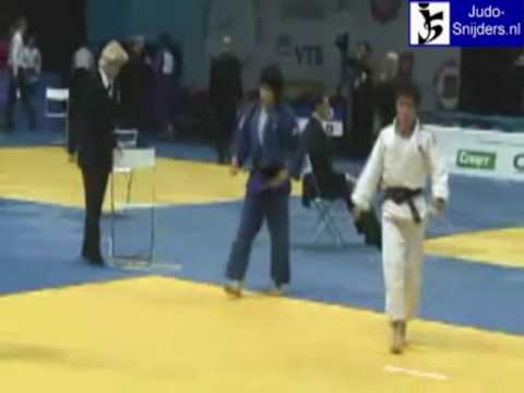 Judo 2009 Moscow: Fukumi (JPN) - Wu (CHN) [-48kg].