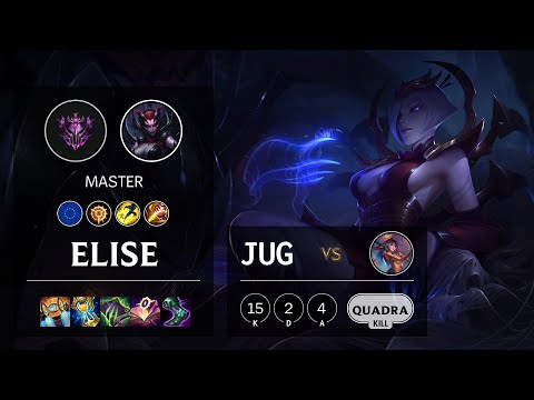 Elise Jungle vs Lillia - EUW Master Patch 11.20