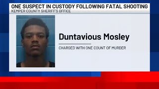 One person arrested and charged after fatal shooting in Kemper County