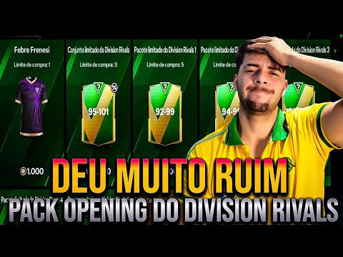 DEU MUITO RUIM😂FIZ UM PACK OPENING DO DIVISION RIVALS E FIZEMOS A ESTREIA DA TEMPORADA NO FC MOBILE