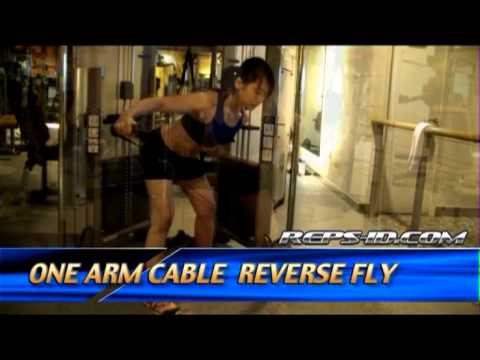 One Arm Cable Reverse Fly