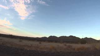 preview picture of video 'Following the Railroad Tracks along Dead Cow Road to Maricopa, AZ, GP040030'