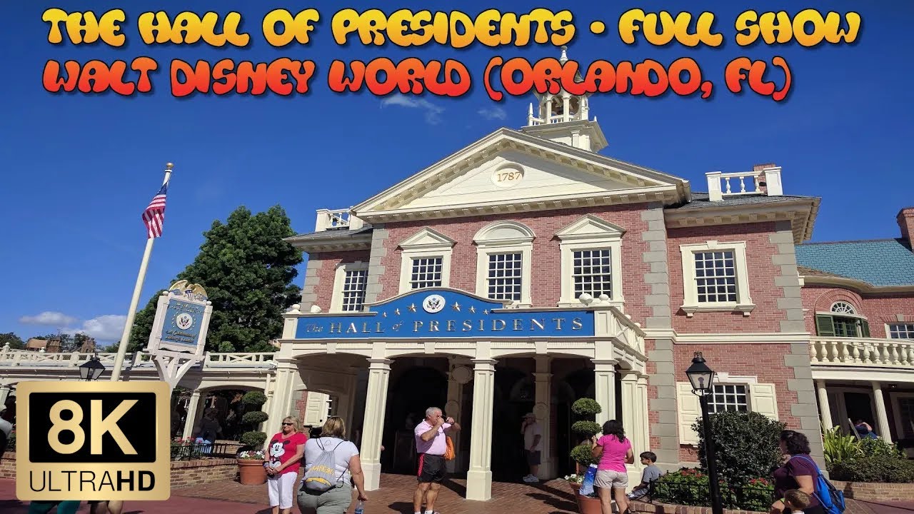 Disney's The Hall of Presidents (Walt Disney World - Orlando, FL) - Full Show in 8K