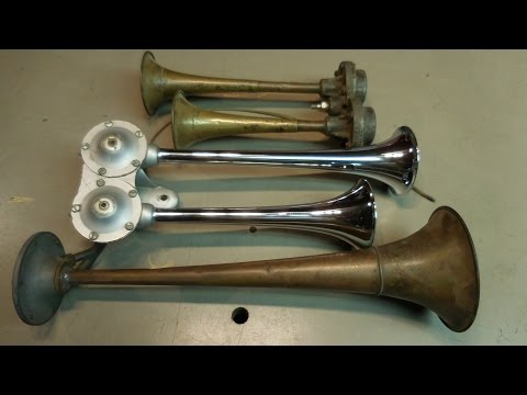 AIR HORNS-Halex/Hadley 11670 & Delco-Remy