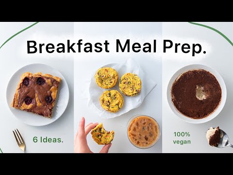 5 Overnight Breakfast Ideas. (easy, vegan & high protein...kinda)