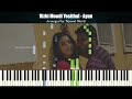 Vizhi Moodi Yosithal Ayan Movie Song Keyboard Piano Tutorial With Full BGM Harris Jayaraj