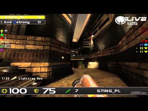 Detrony vs sting - DreamHack Winter 2013 Group C Round 2 (Quake Live VOD)