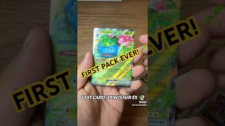 First Pokémon Pack Ever 😱 Pulled Mewtwo + Venusaur EX!! Beginner’s Luck?? #PokemonCards #pokemontcg