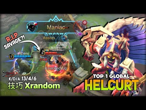 Forgotten Silent King?! 技巧 Xrandom Top 1 Global Helcurt ~ Mobile Legends