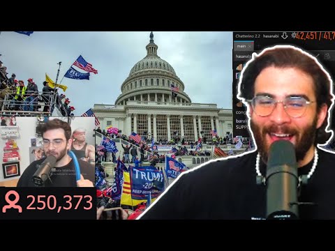 HasanAbi Reacts To His ICONIC JAN 6 STREAM FROM LAST YEAR