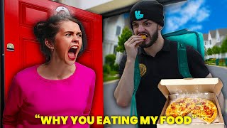 Delivering People’s Deliveroo, Then Eating It! (Gone WRONG!)