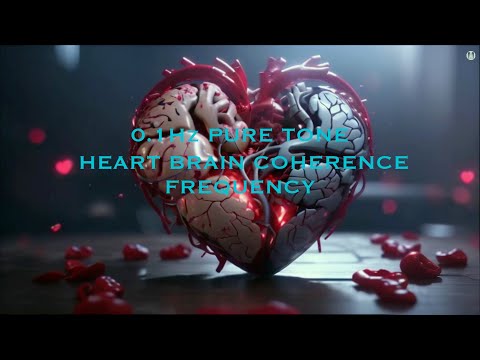 0.1 hertz frequency pure tone - Heart Brain coherence with binaural beats for meditation