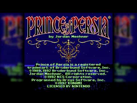 The Best of Retro VGM #1408 - Prince of Persia (SNES/Super Famicom) - Staff Roll