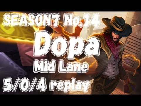 Dopa TwistedFate vs Talon replay KR LOL Challenger