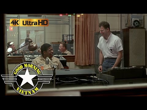 Good Morning Vietnam  Adrian Edits The Nixon Speech 'How Would You Describe Your....?'  4K HDR