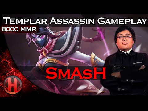 SmAsH 8000MMR Templar Assassin Gameplay Dota 2