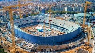 THE SPOTIFY CAMP NOU WORKS ARE PROGRESSING