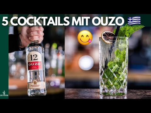 Cocktail Rezepte mit OUZO! 🇬🇷 (Schnell+Einfach)