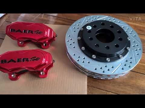 BAER brake install on my 2018 Mustang. Saved over 90lbs!!!