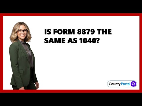 Is Form 8879 The Same As 1040