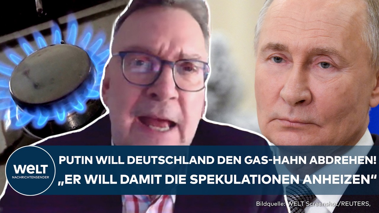 SCHLITTERT DEUTSCHLAND IN DIE GASKRISE? Putin will Hahn komplett abdrehen! Es geht um Spekulationen