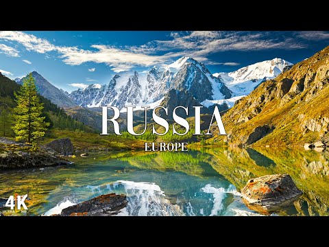 FLYING OVER RUSSIA (4K UHD) I Relaxing Music Along With Beautiful Nature Videos I 4K Video Ultra HD