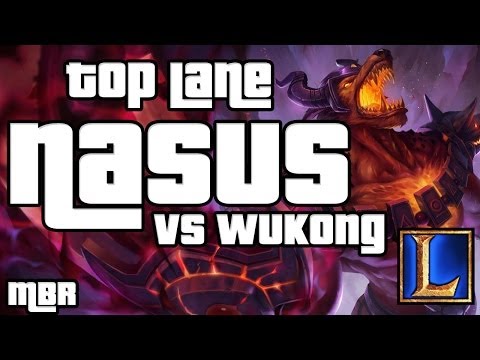 Infernal Nasus Vs Wukong Top Lane - Season 4 League of Legends Gameplay - HD