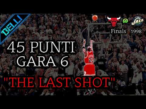 Michael Jordan "SOVRUMANO" 45 Punti G6 Finals '98 (Live🎙F.Tranquillo e F.Buffa)