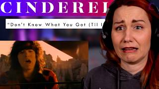 My First Time Hearing Cinderella! Vocal ANALYSIS of "Don't Know What You Got ('Till It's Gone)"