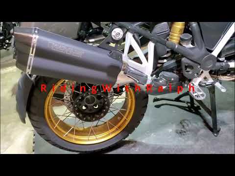 BMW R1250 GS Remus 8 Exhaust Slip-On Sound