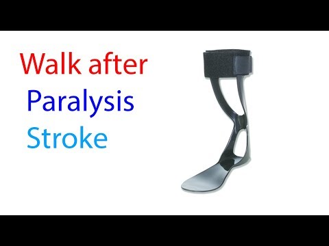 Walk after paralysis stroke