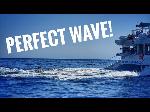 I COUGHT THE PERFECT WAVE WITH MY SURFSKI !
