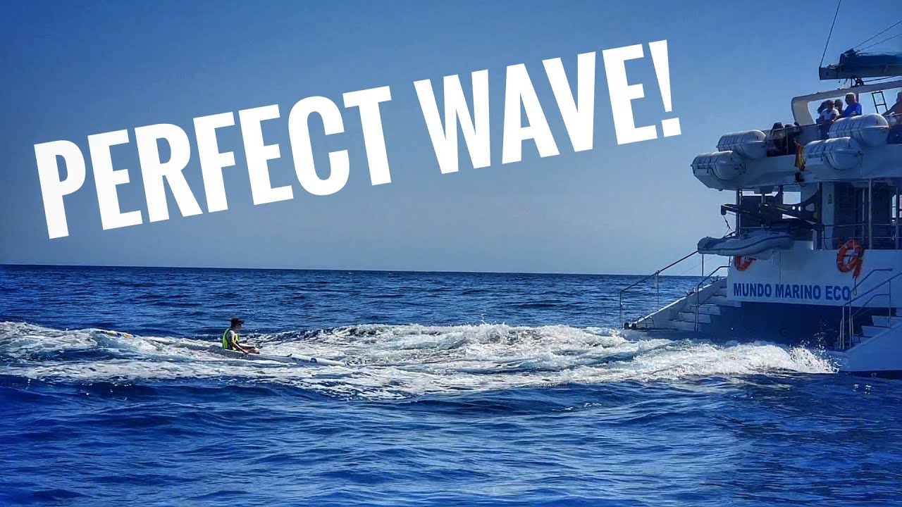 I COUGHT THE PERFECT WAVE WITH MY SURFSKI !