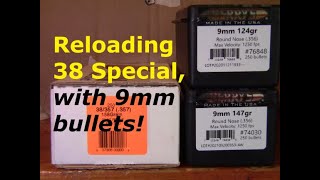 Reloading 38 Special with 9mm bullets