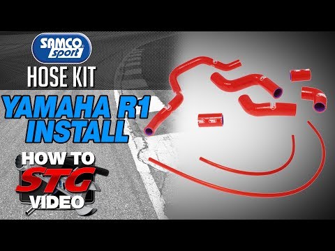 How to install Samco Hoses on a 15-17 Yamaha YZF-R1 from SportbikeTrackGear.com