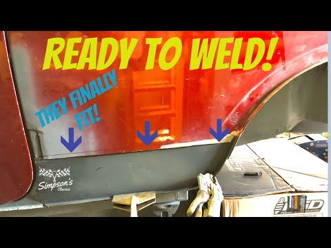 PANELS FINALLY LINE UP! - 89 CLASSIC MINI RESTORATION