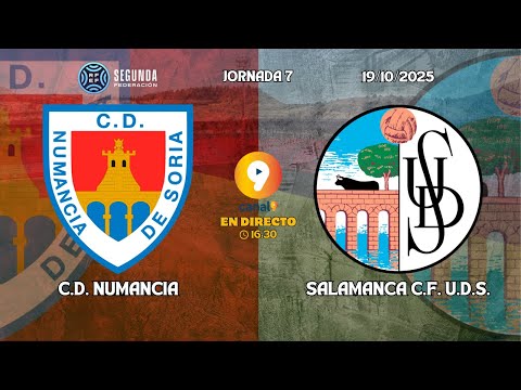 🔴 C.D. NUMANCIA vs SALAMANCA C.F. U.D.S. | JORNADA 7 | TEMPORADA 25-26 | SEGUNDA FEDERACIÓN