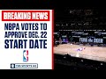 NBPA votes to START THE NBA SEASON on Dec. 22 according to reports | CBS Sports HQ