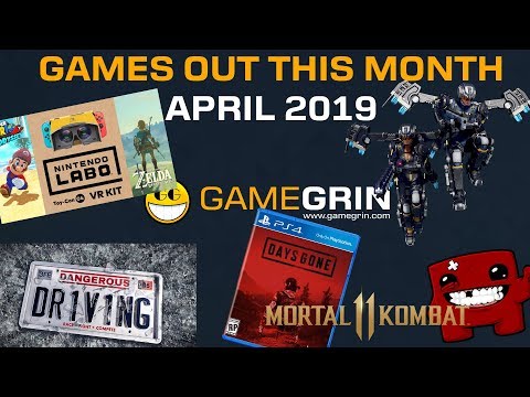 Games Out This Month April 2019