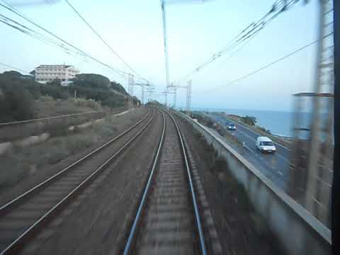 Viaggio in coda all  ICN 1964 Palermo- Milano.Incrocio merci in doppia simmetrica.TreniMisterJazz.