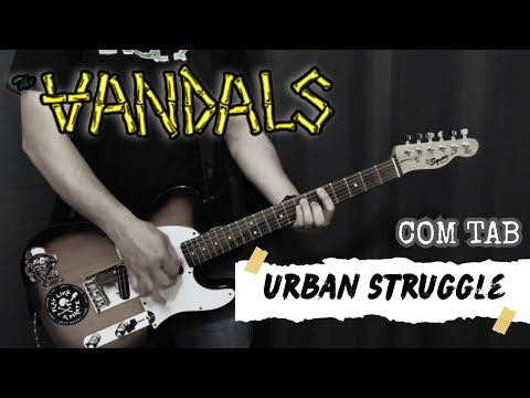 The Vandals - Urban Struggle (Guitar Cover + TAB on Screen)