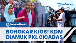 JAWABAN KDM seusai Pedagang Cicadas Ngamuk dan Minta Ganti Rugi Miliaran Imbas Kios PKL Dibongkar
