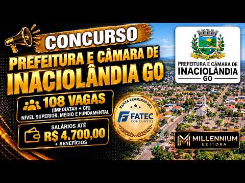 Apostila PREFEITURA DE INACIOLÂNDIA GO 2026  Médico Veterinário
