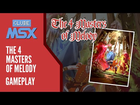 The 4 Masters of Melody (Clube MSX, 2019) Cartridge Version | Revista Clube MSX