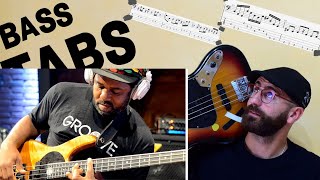 Victor Wooten - U Can&#39;t Hold No Groove Sper Slap tecnique BASS COVER + PLAY ALONG TAB + SCORE