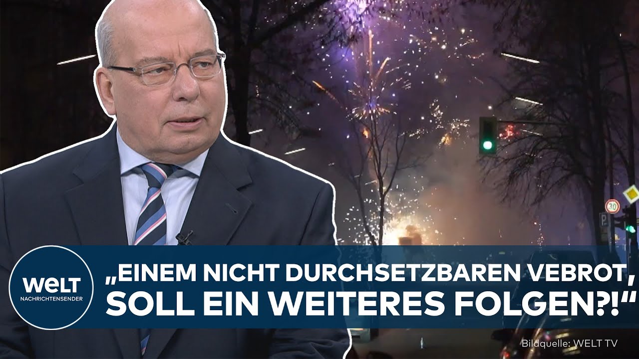 SILVESTER: „Da zweifle ich!“ – Wendt über die fehlende Sinnhaftigkeit eines Böllerverbots!